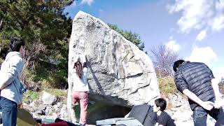 城ヶ崎ボルダー 『富戸の春  初段』※152cm女子 climber：tomomi