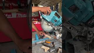 Makita Cordless Slide Compound Miter Saw LS001G #shorts #tools #makita