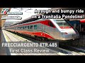 Trenitalia's ROUGH RIDING Pendolino - Frecciargento ETR.485 First Class Review (Bologna to Roma)