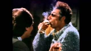 Seinfed: Inside Look where some of the actors discuss Kramer's smoking/drinking