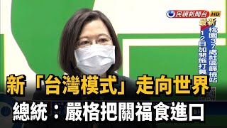 新「台灣模式」走向世界 總統:嚴格把關福食進口－民視台語新聞