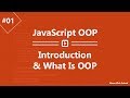 Learn JavaScript OOP in Arabic #01 - Introduction And What's OOP