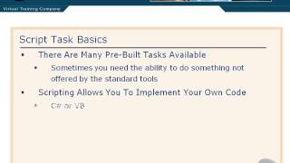 01 Script Task Basics