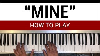 How To Play: "Mine" by Bazzi