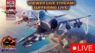 WAR THUNDER! FITZY AND THE VIEWERS! 4.7 RUSSIA! SUFFERING LIVE!