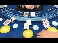 blackjack $800 000 buy in playing full table with blackjacks 21’s u0026 incredible double bets