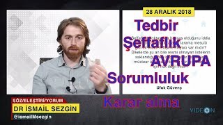 Cemaatin şeffaflık sorunu Avrupa’da problem olur mu?