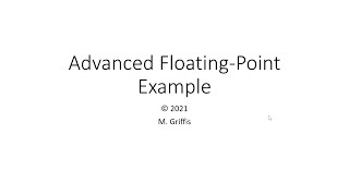 Advanced Floating-Point Round-off Example