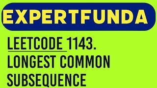 Longest Common Subsequence Leetcode 1143 Java Solution with recursion and DP
