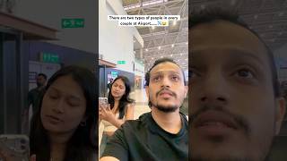 Our airport scenes 😅😇 #flight #travel #couple #funnyvideo ￼