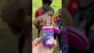 Yummy Bites MENTOS Grape 🍇 Flavour eating by #masterlin |#viralvideo #satisfying #fyp #candy