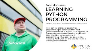 Teaser: Learning Python Programming panel discussion in PyCon Sweden 2019