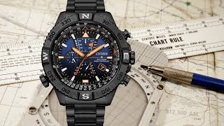 Citizen AT8225-51L Promaster Navihawk Atomic Chronograph Limited Edition