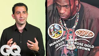 Jewelry Expert Critiques Travis Scott's Jewelry Collection | GQ