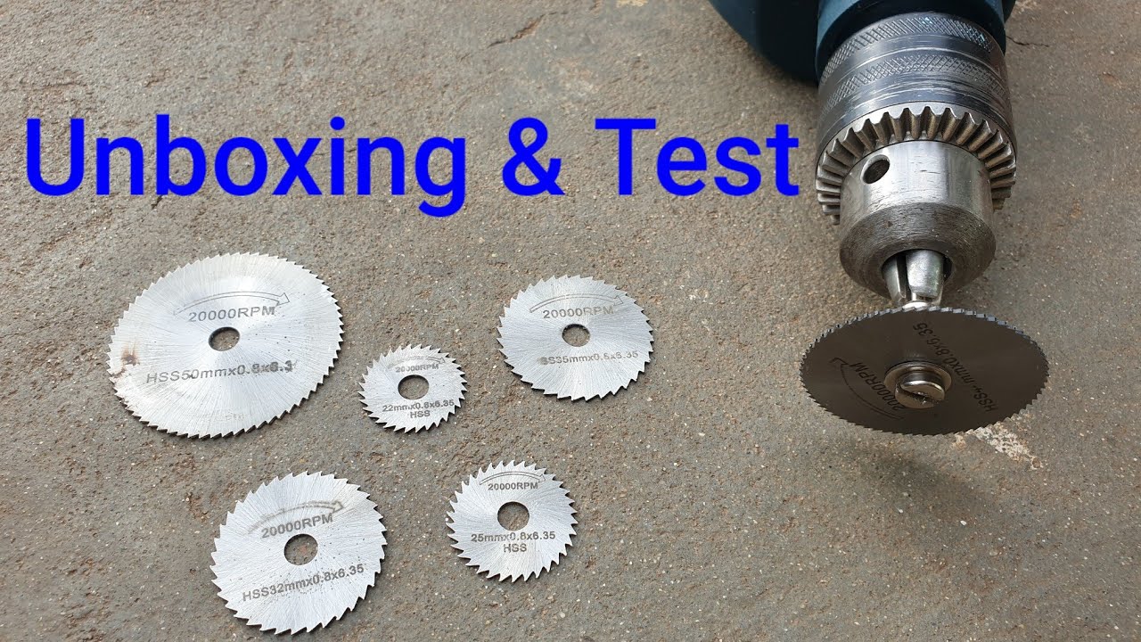 Unboxing And Test || Circular Saw Blades | MR SHA | MRSHA | Drill ...