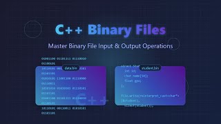 C++ Binary Files: A Beginner's Guide to Reading & Writing Data