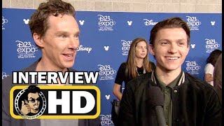Tom Holland & Benedict Cumberbatch React to the AVENGERS: INFINITY WAR Trailer (2018) D23 Expo