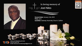 Celebrating the life of Joel Niles also known as “Bumpy”