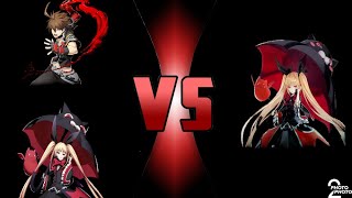 [Blazblue Darkwar]: Naoto/Rachel vs Rachel (Kurogane/Alucard showcase short ver.)