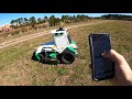 Mowing The Lawn With A Cell Phone Controlled Robot Mower