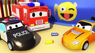 Der Streifenwagen in Autopolis -  Tyler wird beschuldigt - Autopolis 🚒 Cartoons für Kinder 🚓