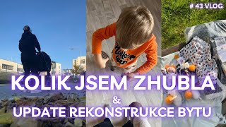 43.VLOG| UPDATE REKONSTRUKCE BYTU| PODZIMNÍ HAULY/DEKORACE| HALLOWEENSKÁ DEKORACE