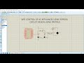 WIFI Control of AC appliances using ESP8266 - Circuit Design using Proteus