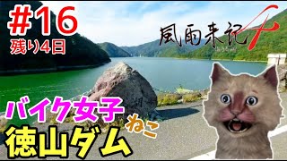 #16 風雨来記4  【残り4日】 バイク女子猫が岐阜をキャンプツーリングシミュレーター◆旅アドベンチャー◆PS4◆Cat travels on a motorcycle