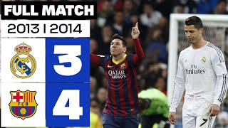 Real Madrid vs FC Barcelona (3-4) 2013/2014 PARTIDO COMPLETO