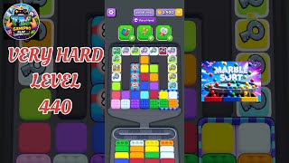Marble Sort (VERY HARD) Level 440 - How to Beat! Step-by-Step Walkthrough. #marblesort