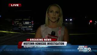 Suspect in custody in midtown homicide