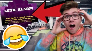 Setting Off LUNK ALARM at Planet Fitness (KICKED OUT)