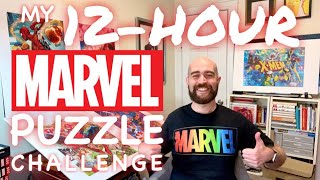 *12-HOUR* MARVEL PUZZLE CHALLENGE! (Don’t Try This At Home!)