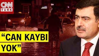 Valilik Uyarmıştı... Ankara Sele Teslim Oldu! Vasip Şahin'den Uyarı: "Yağmur Devam Ediyor..."