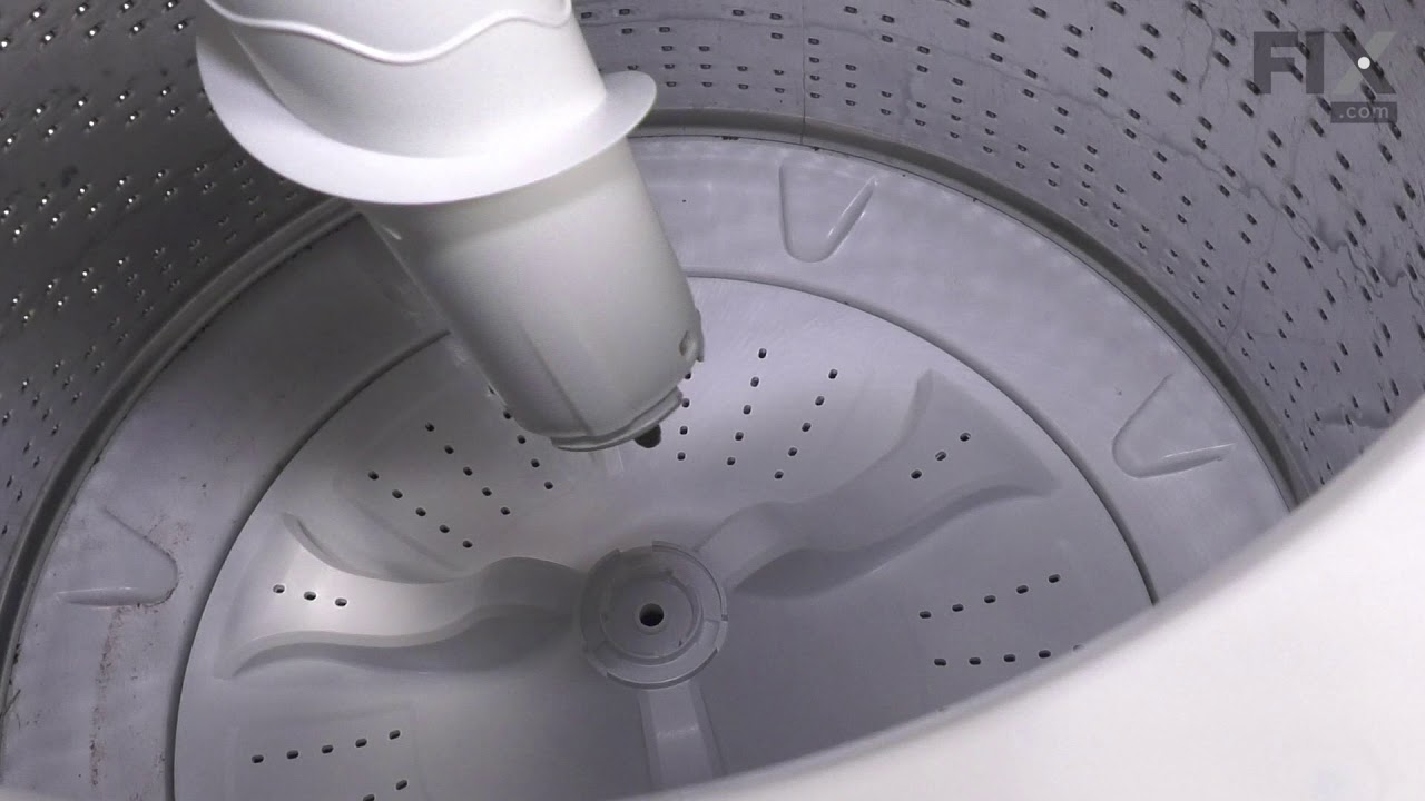 Whirlpool Washer Repair - How To Replace The Washplate - YouTube