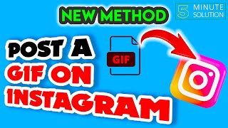 How To Post GIFs on Instagram 2024 [EASY]