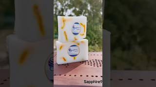 SHEA BUTTER SAFFRON SOAP... Safe \u0026 mild for skin 💕✨ #handmade #sapphire #natural Dm @ 7893841213