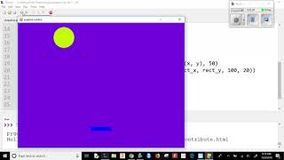 pygame video 9 Moving a Rectangle with the Arrow Keys