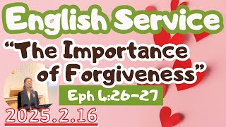 English Service 子どもと大人の英語礼拝 日本基督教団 南町田教会 2025年2月16日