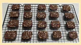 고급쿠키 아망디오 쇼콜라 만들기(chocolate almond cookies)🍫/초코쿠키 만들기/초코아몬드쿠키/홈베이킹/쉽고 간단한 레시피/쉬운 쿠키 만들기