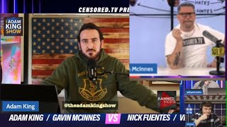 Gavin Gavin McInnes RAGE QUITS Debate with Nick Fuentez \u0026 Vincent James