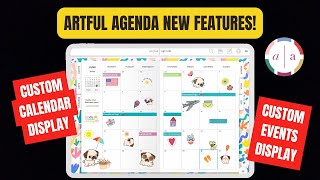 Artful Agenda's New Custom Calendar Display Settings: No More Calendar Clutter!