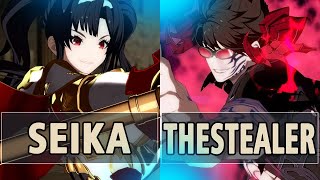 GBVSR:🔥Seika (Zeta) Vs the stealer (Avatar Belial)🔥| High Level Gameplay.