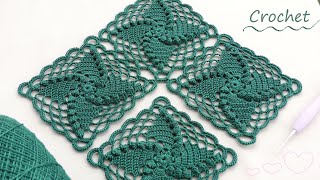 Ажурный КВАДРАТНЫЙ МОТИВ вязание крючком Easy Crochet square motifs