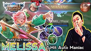 BUILD TOP 1 GLOBAL MELISSA 1 HIT AUTO MANIAC