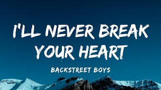 Backstreet Boys - I'll Never Break Your Heart (Lyrics)