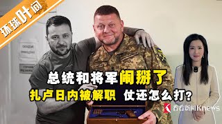 总统和将军闹翻！扎卢日内被泽连斯基正式解职！俄乌这仗还怎么打？