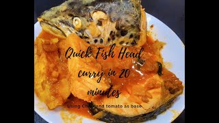 How to make Fish Head Curry within 15 minute's | Quick Smart Recipe's