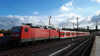 SELTSAME ZUGDURCHFAHRT! - BR 143 949-6 mit S-Bahn Rhein-Ruhr Wagen