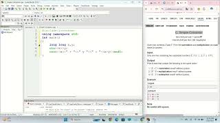 Codeforces Sheet-01 Problem C. Simple Calculator Solution.
